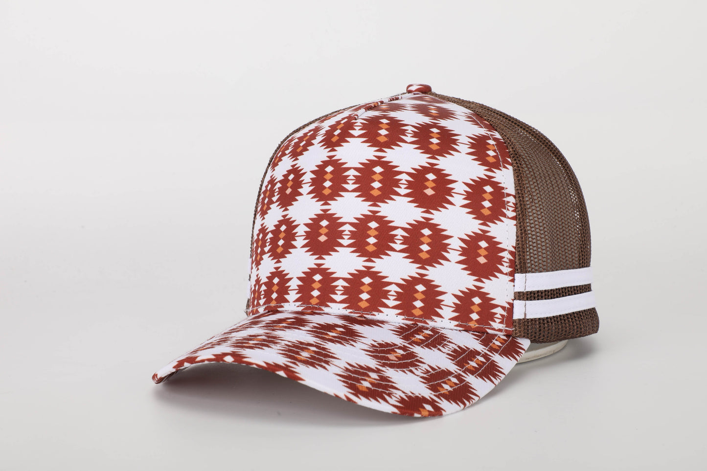 Brown Aztec Trucker Cap