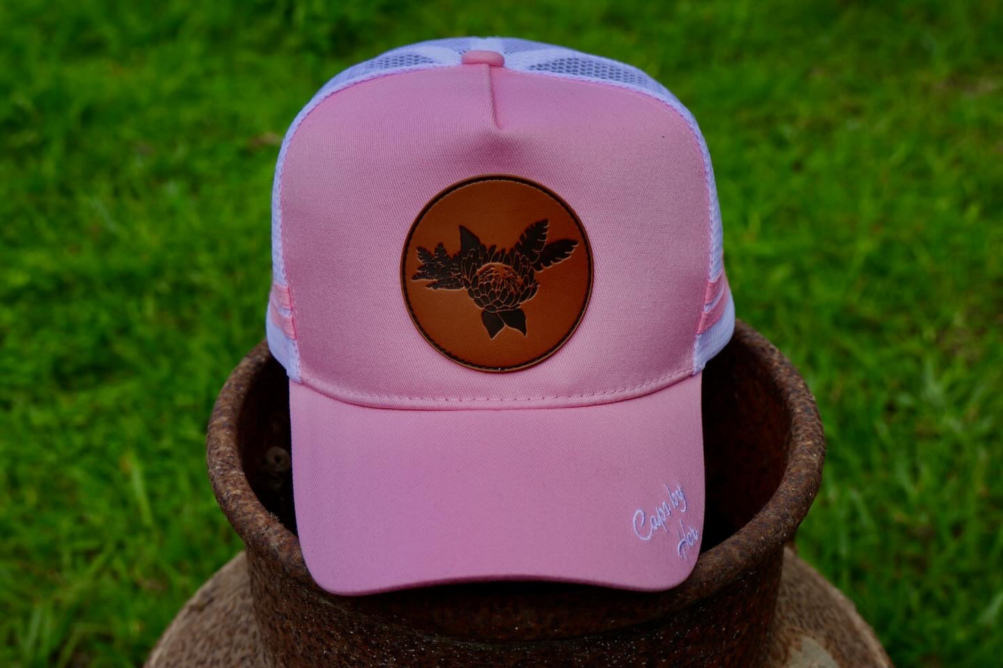 King Protea Flower Trucker Cap