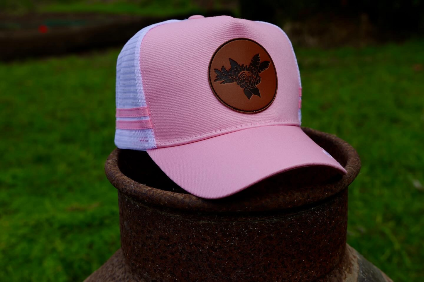 King Protea Flower Trucker Cap