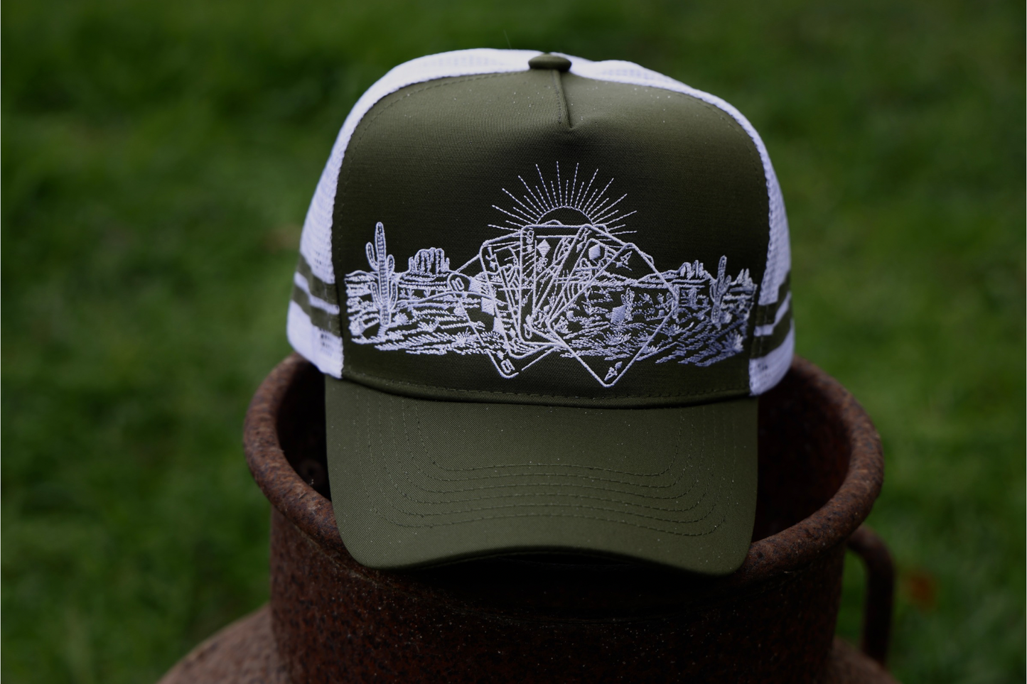 Cards of Cactus Trucker Cap